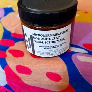 Microdermabrasion Bentonite Clay Facial Scrub/Mask